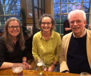 L to R: Lynn Dicks, Juliet Osborne, Paul Williams