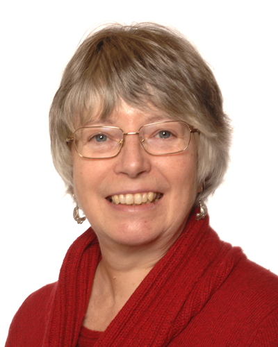 Professor Jenny Clack photo taken by Chris Green and hangs in the Balfour Library