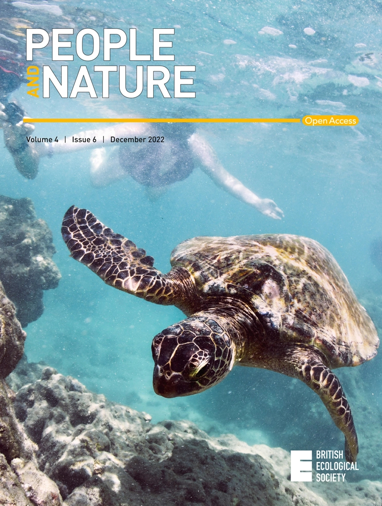 Thumbnail image of the cover of People and Nature, the journal in which the paper is published. Thumbnail image of the cover of People and Nature, the journal in which the paper is published.