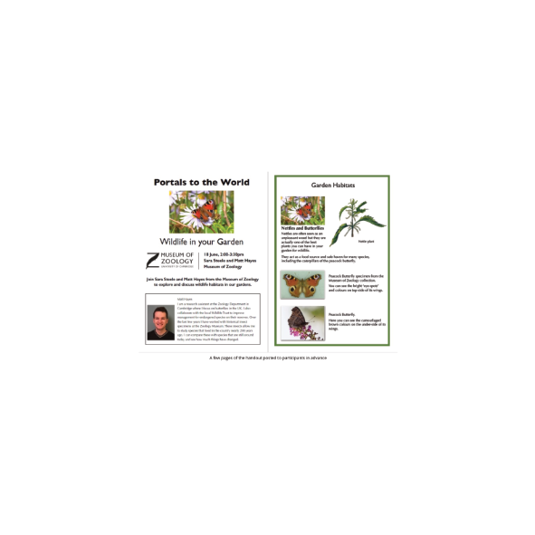 A 'Portals to the World' session handout