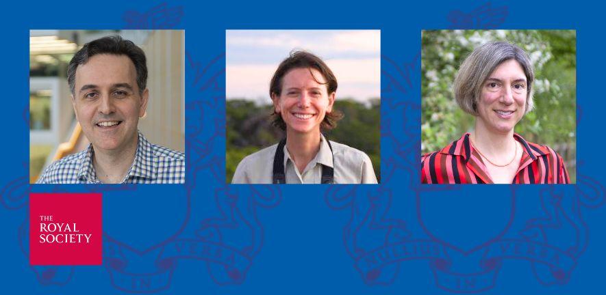 Pictured left to right: Dr Gregory Jefferis, Pof Claire Spottiswoode and Dr Marta Zlatic