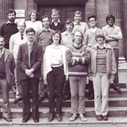 Group of Academics in 1984, members of the Godwin Lab