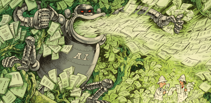Illustration: David Parkins Will AI speed up literature reviews or derail them entirely?