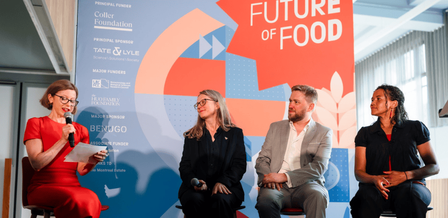 Speakers at the opening event of the Future of Food exhibition at London's science museum Photo by Gabriel Popa Speakers at the opening event of the Future of Food exhibition at London's science museum Photo by Gabriel Popa