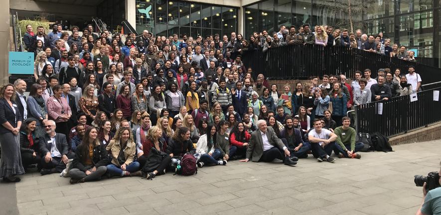 SCCS group shot with Sir David Attenborough