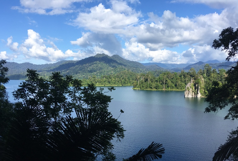 Kenyir Lake and surrounding Taman Negara rainforest